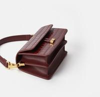 Dernier crocodile en relief en cuir épaule sacs à main designer femmes sacs à main
