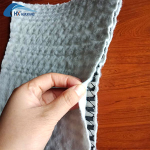 Géogrille de drainage géocomposite avec géotextile non tissé, filet de drainage 3D pour déponement - Product Image 4