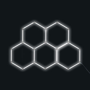 DIY tavan petek altıgen led garaj ışığı araba atölye yıkama ışık - Product Image 1