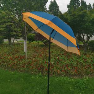 Sombrilla de Playa Plegable de Alta Calidad con Base de Tornillo y Pasador Antiviento para Patio, Puesto de Mercado y Publicidad - Product Image 2