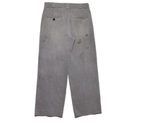 SOOREE Jeans en denim personnalisés pour hommes, effet salissé, délavé, déchiré, avec patchs et coutures de réparation, coupe ample, fabricant OEM ODM