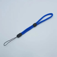 Lanière courte en soie imprimée pour porte-clés, lanière DIY réglable, lanière porte-clés personnalisée