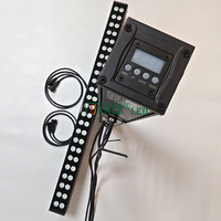 Barres lumineuses murales LED RGBWA intelligentes à puissance réglable, contrôle DMX512/WiFi, résistantes à l'eau IP65, pour extérieur, jardin, ambiance