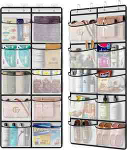 Organizador Colgante para Armario de 5 Compartimentos, Bolsa de Almacenamiento de Gran Capacidad para Detrás de la Puerta, Bolsa de Almacenamiento Multifuncional - Product Image 3