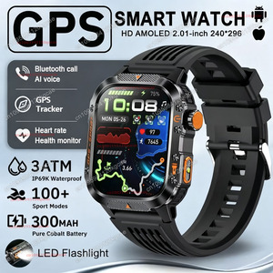 Reloj Inteligente GPS para Exteriores HT36, Resistente al Agua IP68, Linterna LED, Monitor de Ritmo Cardíaco, Reloj Deportivo para Hombre - Product Image 5