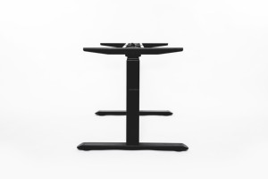 Bureau de jeu réglable en hauteur à double moteur Timotion à bas prix, tables élévatrices noires, bureau de direction - Product Image 3