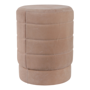 Pouf Rotondo in Camoscio, Sgabello Contemporaneo Poggiapiedi per Soggiorno, Arredamento Casa, Sedia da Toeletta - Product Image 2