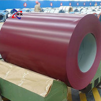 Bobine d'acier galvanisé prélaqué PPGI, tôle d'acier revêtue de couleur, revêtement en zinc, qualité DX51D CGCC pour tôles de toiture