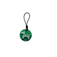 Kundenspezifische Wasserdichte Logo QR-Code und URL Programmierbare ID Halsband-Anhänger Epoxy NFC-Tags für Haustiere Hundemarken