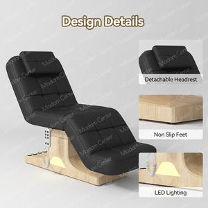 Madamcenter Luxus Kosmetikliege Elektrischer Kosmetikstuhl 3 Motoren Kunstleder Kosmetologie-Bett für Gesichtsbehandlungen Spa - Product Image 5