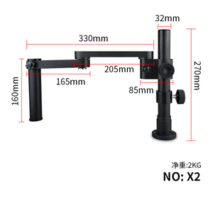 SANQTID 7X 50X 삼안 현미경 0.5X 2X 바로우 비디오 현미경 산업용 4K 카메라 접안렌즈 현미경 - Product Image 6