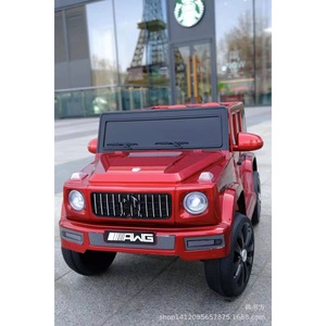 Children's Electric Four-Wheel Off-Road Rc Car Red Double Seat Ready-To-Go Indoor-Outdoor 2 To 4 Years - Product Image 1