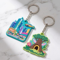 Porte-clés en PVC personnalisés OEM - Cadeau d'entreprise avec logo personnalisé 3D/2D et code QR, PVC souple, durable et écologique