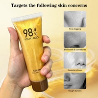 Toptan 80g Altın Soyulabilir Maske Derinlemesine Temizleyici Gözenek Arındırıcı Siyah Nokta Giderici Sıkılaştırıcı Parlatıcı Nemlendirici Yağ Kontrolü Vegan