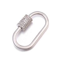 Accessoires de bijouterie en argent sterling 2021, fermoir de bracelet à vis, pour la fabrication de colliers, nouvelle collection 925