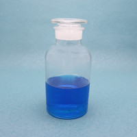 Bouteille en verre ambré de 250ml, 500ml, 1000ml, pour laboratoire, pharmacie, bouteille de réactif avec bouchon en verre, offre spéciale