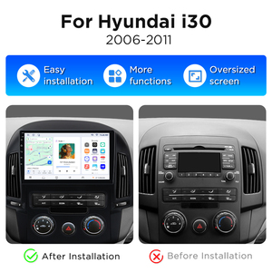 Junsun Android <b>Bluetooth</b> Carplay Car Radio For Hyundai I30 AUTO AC 2006-2011 Car GPS Navigation Touchscreen Multimedia Player - Product Image 2
