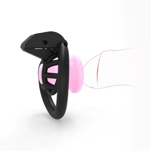 Jaula para mascotas Cinturón de <span class=keywords><strong>castidad</strong></span> <span class=keywords><strong>casero</strong></span> Bloqueado Hombre Uretral Sissy Jaula de <span class=keywords><strong>castidad</strong></span> Cuckold plano Micro Male Chastity Cage Imágenes de imagen - Product Image 2