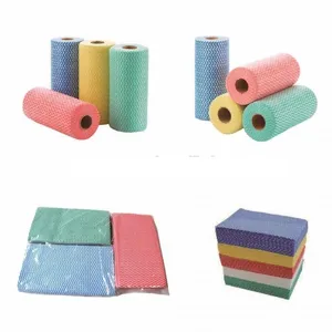 Eco Friendly Kitchen Use Cleaning Towels Disposable Nonwoven Dry Wipes Dish Cloth Spunlace Kitchen Wipes Nonwoven fabric