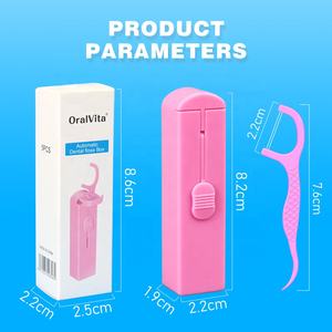 <span class=keywords><strong>Fil</strong></span> <span class=keywords><strong>dentaire</strong></span> ciré jetable pour appareils dentaires, nettoyage des dents, doux pour les gencives, Hilo Dental Flosser - Product Image 3