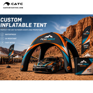 Carpa Inflable CATC para Rally en <span class=keywords><strong>el</strong></span> <span class=keywords><strong>Desierto</strong></span> |   Carpa de Boxes para Automovilismo Resistente al Viento |   Carpa Personalizada Tipo Araña para Eventos Todoterreno - Product Image 1
