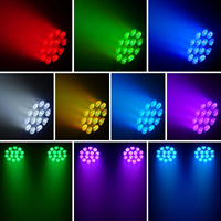 U'King 80W RGBW 4-en-1 Projecteur PAR pour Mariage, 14 LED, Équipement d'Éclairage Scénique pour Mariage, Discothèque, KTV, Projecteurs PAR LED RGB