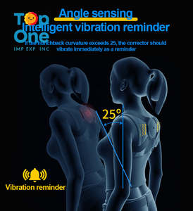 TopOne Niños Kid Ortesis electrónica Entrenador Sensor Vibración Corrector de postura inteligente - Product Image 3