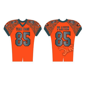 Camiseta de fútbol americano personalizada de 12 paneles, camiseta de equipo de fútbol americano al por mayor, camiseta de práctica de fútbol americano - Product Image 2