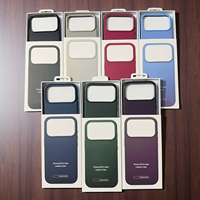 Nouvelle couleur pour étui en cuir magnétique Apple pour iPhone 18 Pro Max 18 Air, coque magnétique avec charge sans fil et bouton pour la caméra