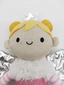 Poupée en tissu faite à la main pour fille, poupée en tissu spécial pour fille, poupée en tissu en peluche, poupée douce - Product Image 4