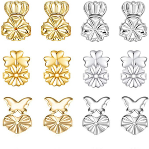 Magic bax-elevador <span class=keywords><strong>de</strong></span> <span class=keywords><strong>pendientes</strong></span> ajustable hipoalergénico, elevador <span class=keywords><strong>de</strong></span> soporte pesado para la parte trasera del pendiente, apto para todos los <span class=keywords><strong>pendientes</strong></span> <span class=keywords><strong>de</strong></span> botón del lóbulo <span class=keywords><strong>de</strong></span> la oreja - Product Image 2