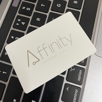 Carte de visite intelligente NFC sans contact de luxe, médaille personnalisée, carte numérique en métal NFC