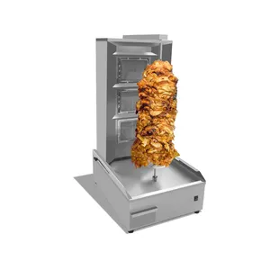 Macchina per grigliare shawarma rotante automatica a Gas CY-70 medio-orientale