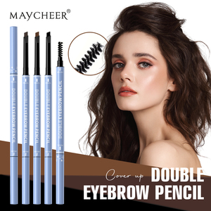 Crayon à sourcils double embout waterproof longue tenue hautement pigmenté pour un look naturel au quotidien – Marque privée - Product Image 1