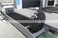 1530 Machine de découpe de fibre optique laser CNC en acier 3000w