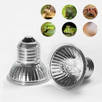 Bola Lampu tumbuh reptil UVA UVB, 25/50/75/100W Tanning lampu panas untuk amfibi kura-kura berbantalan naga kadal