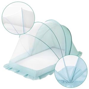 Cuna Portátil Plegable para Bebé con Mosquitero, Cunas Portátiles para Recién Nacidos, Cuna Plegable sin Fondo, Cuna Anti-Insectos con Protección Solar - Product Image 5