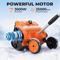 Pelle à neige légère 21V, 12 pouces, 2,5 kg, moteur, poignée pliable, alimentée par batterie, CE, vente en gros, usine