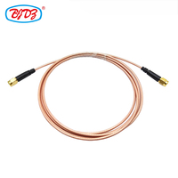 Câble coaxial d'extension de 10 cm, longueur personnalisée, connecteur SMA mâle vers SMA mâle, assemblage de câble coaxial RF RG178 RG316, fourni par l'usine