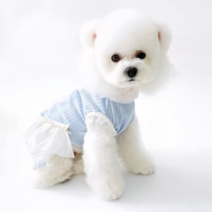 Blue Ballet Style Dress For Small Dogs <b>Princess</b> Cut Spring Skirt Decorative Pet <b>Clothes</b> - Product Image 3