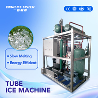 Máquina de Hielo Industrial de 10t, Hielo Duro para Almacenamiento en Frío de Frutas y Verduras, Fábrica de Alimentos y Conservación de Mariscos para Ecuador