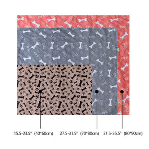 Reusable <b>Pet</b> Urine Pad Washable Dog Cat Diaper Mat 3 Layer Absorbent Dogs Diapers Pads Bone Paw Print for <b>Sofa</b> <b>Bed</b> Floor - Product Image 4