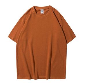 T-shirt en coton épais 100 % coton, manches courtes, couleur unie, coupe oversize unisexe, 280 grammes, marque privée, vente en gros - Product Image 3