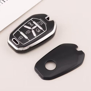 Pour <span class=keywords><strong>SsangYong</strong></span> <span class=keywords><strong>Kyron</strong></span> 2 Sanka Actyon Korando Tivoli TPU voiture Flip clé étui couverture protecteur coque Fob support sans clé accessoires - Product Image 6