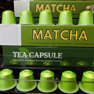 Capsules de café matcha vanille à prix abordable pour machine à café, dosettes de thé en aluminium pour entreprises, dosettes de poudre de matcha pur - Product Image 4