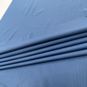 Xu Hướng 2025 Phong Cách Cổ Điển Đơn Giản Màu Xanh Vải 100% Polyester <span class=keywords><strong>Nylon</strong></span> Spandex Hữu Cơ Bộ Nhớ Sườn Căng Lót Cho Cô Gái - Product Image 4