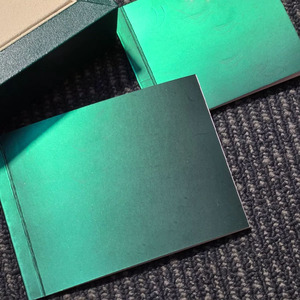 High End Green PU Watch Packaging Box Wholesale Brand Watch Gift Box Custom Embossed Logo Watch <b>Display</b> <b>Case</b> - Product Image 6