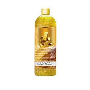 Bellezza schiarente cura della pelle fragranza a lunga durata idratante nutriente sbiancante Asantee Papaya Honey 24K Gold Shower Gel