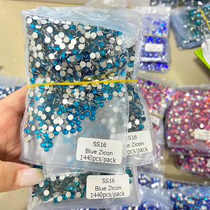 คริสตัล AB คุณภาพสูงแบบไม่ใช้ความร้อน ติดหลังเรียบ สำหรับตกแต่งเล็บและเครื่องประดับผม จำนวนมาก - Product Image 5