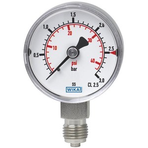 Manómetro Wika 0-100 Mbar Conexión Roscada Precisión CL1.6 - Product Image 3